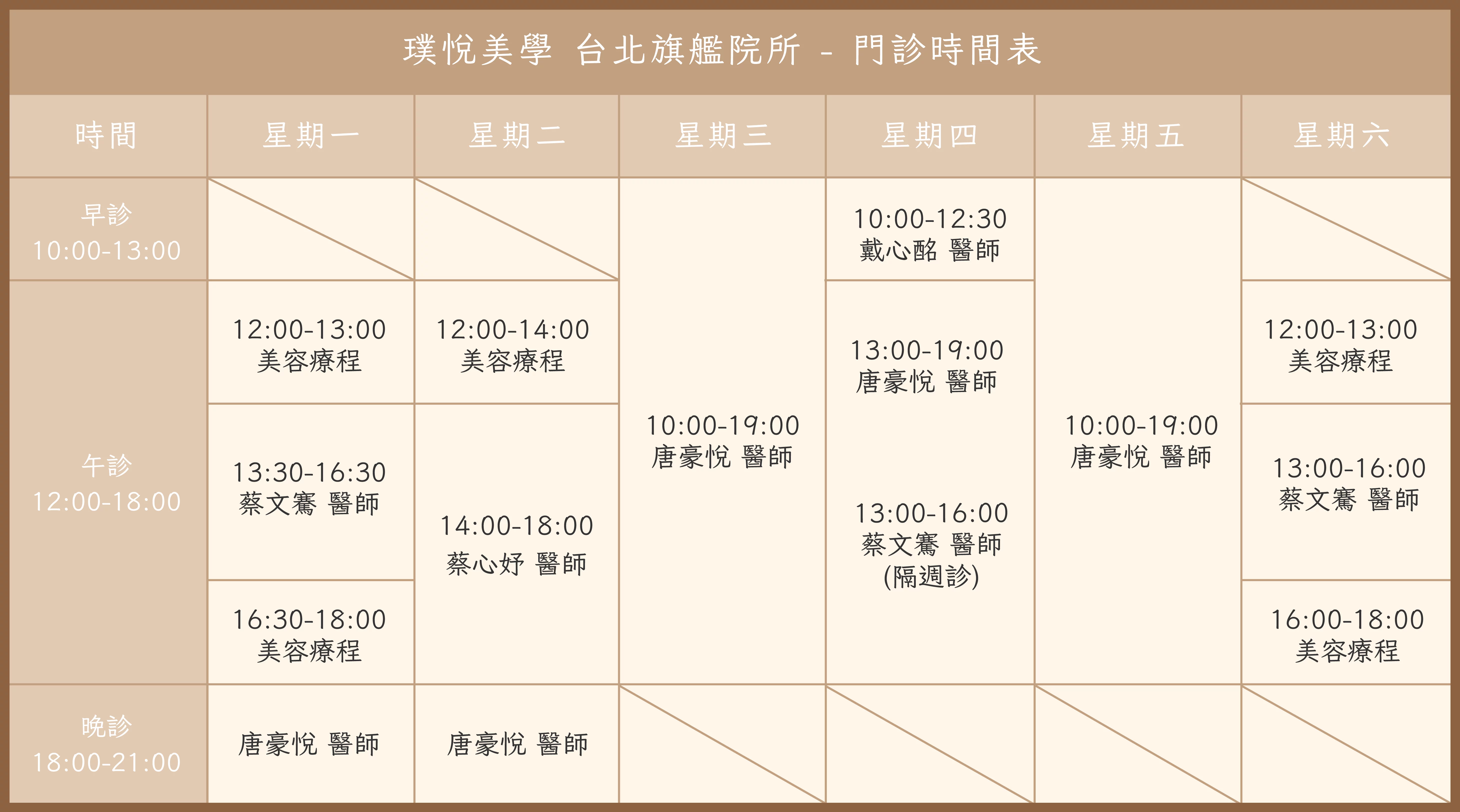 台北旗艦院所 202607